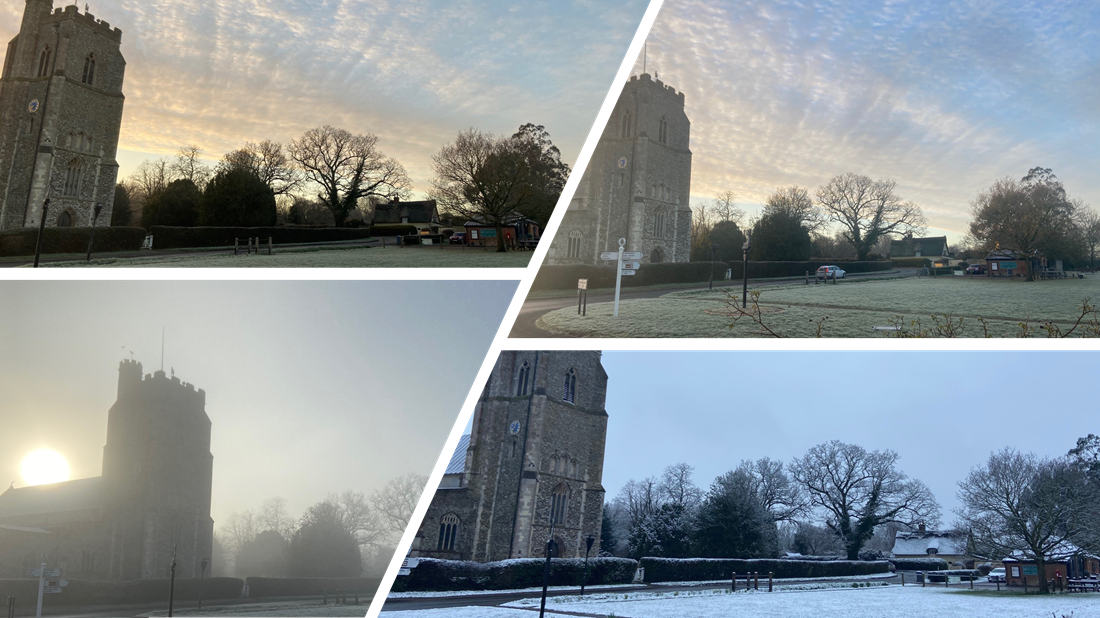Winter - Sunrise and Snow